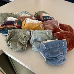 Grovia newborn all in one diaper lot